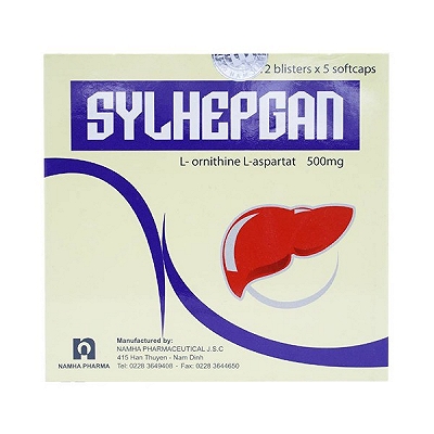 Sylhepgan L Ornithin L Aspartat 500mg Nam Hà (H/60v)