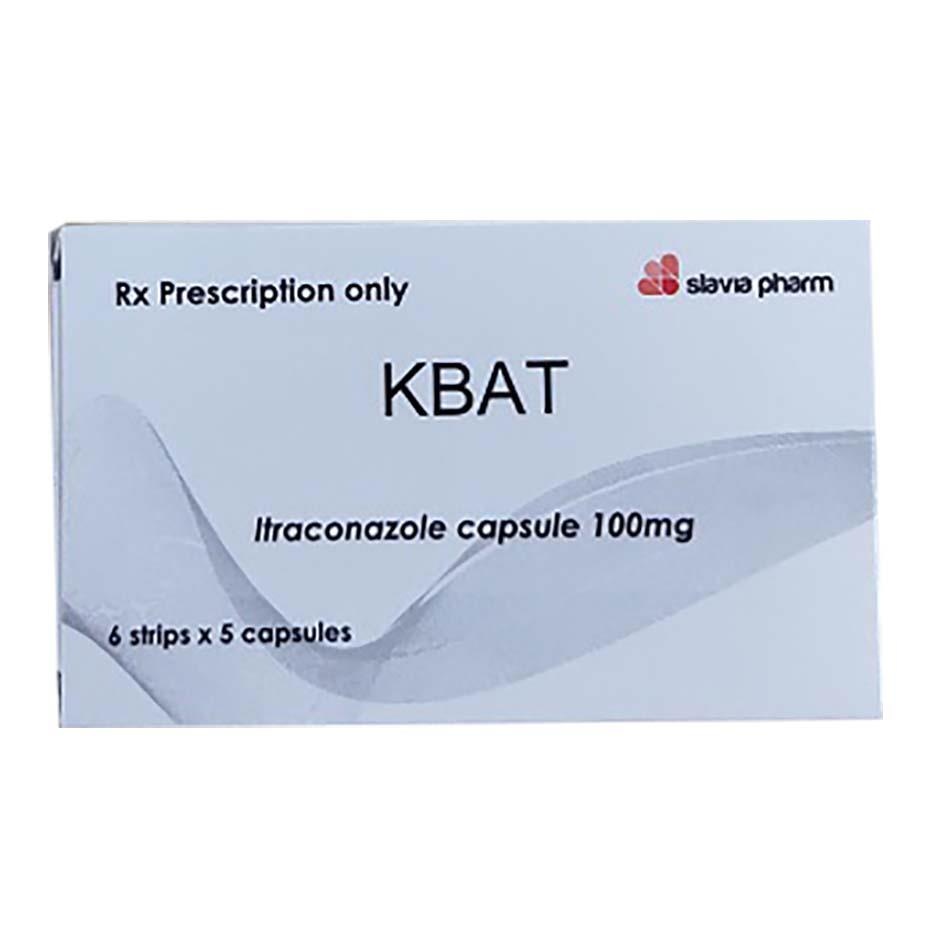 Kbat Itraconazole 100mg Slavia (H/30v)