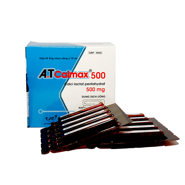 A.T Calmax Calcium Lactat 500mg An Thiên (H/30o/10ml) 