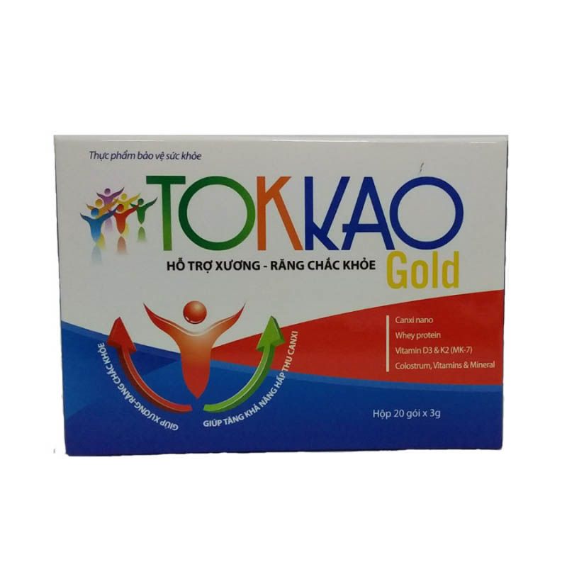 Tokkao bổ sung canxi IAP Vĩnh Phúc (H/20gói/3g) date 04/2025