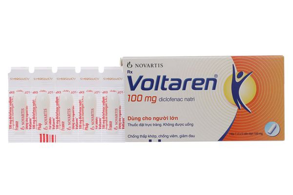  Voltaren 100mg viên đặt Novartis (H/5v)