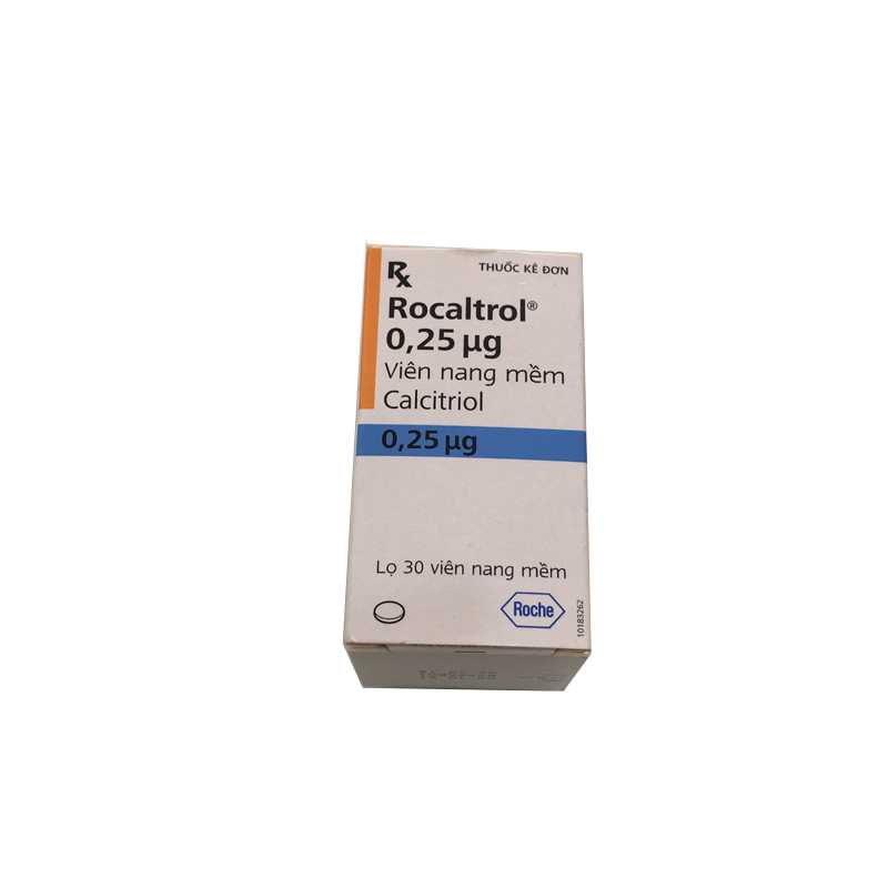 Rocaltrol Calcitriol 0.25ug Roche (Lọ/30v) date 03/2025