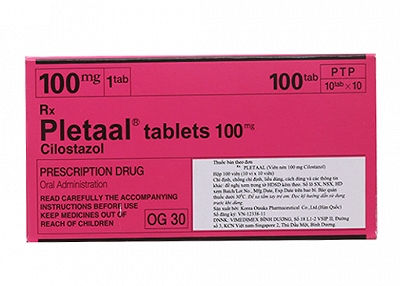 Pletaal Cilostazol 100mg Hàn Quốc (H/100v)