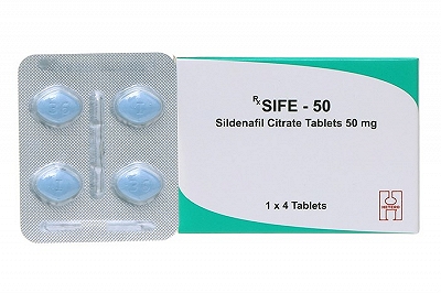 Sife 50 sildenafil 50mg Hetero Ấn Độ (H/4v)