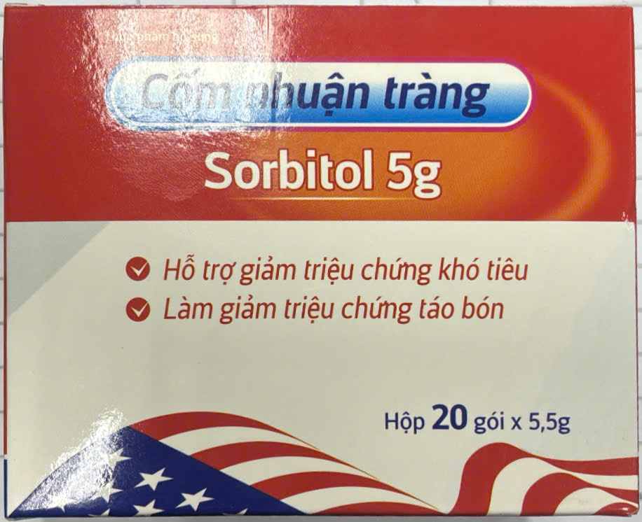Sorbitol 5g Cốm Nhuận Tràng MEPHAR  (H/20gói/5.5g)