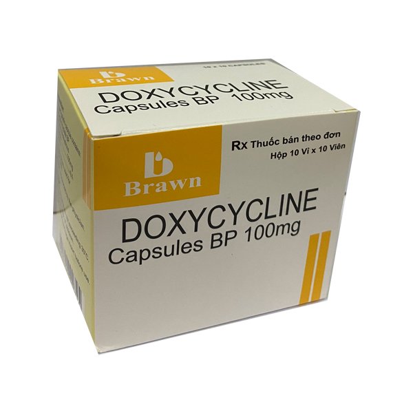 Doxycycline 100mg Brawn (H/100v) Date 03/2026