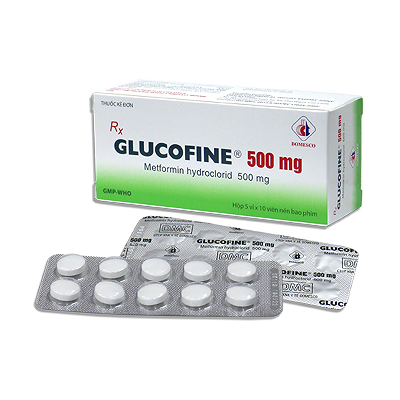 Glucofine 500mg Domesco (H/50v)
