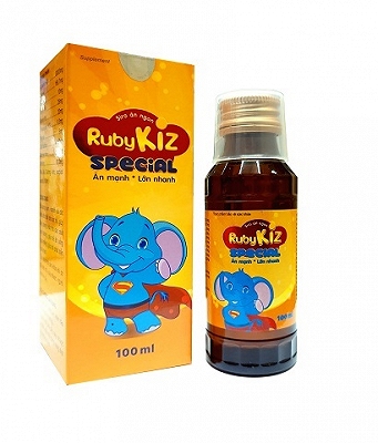 Ruby Kiz special Siro Ăn Ngon Tăng Sức Đề Kháng Phương Đông (Lọ/100ml)