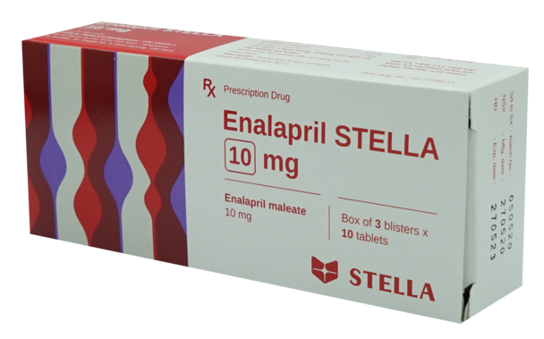 Enalapril 10mg Stella (H/30v)