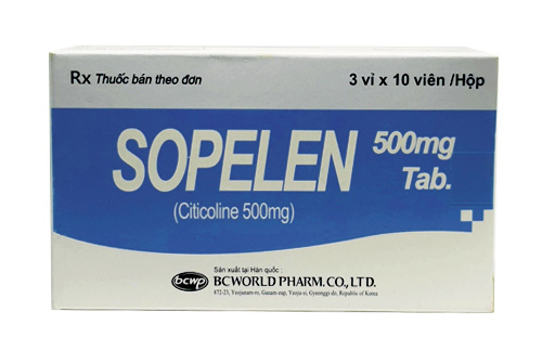 Sopelen Citicolin 500mg BCWorld Hàn Quốc (H/30v) Date 08/2024