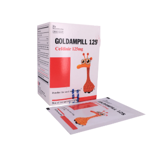 Goldampill Cefdinir 125mg USP (H/14gói/2.5g)