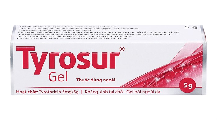 Tyrosur Tyrothricin 5mg/5g Engelhard Arzneimittel Đức (Tuýp/5g)