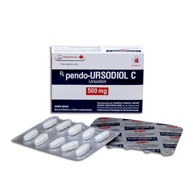 Pendo Ursodiol C 500mg Domesco (H/30v)