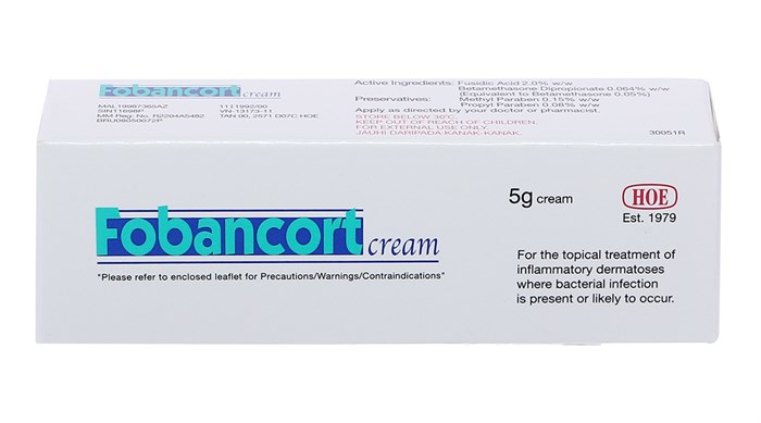 Fobancort Cream Hoe Malaysia (Tuýp/5g)