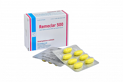 Remeclar Clarithromycin 500mg Remedica (H/14v)