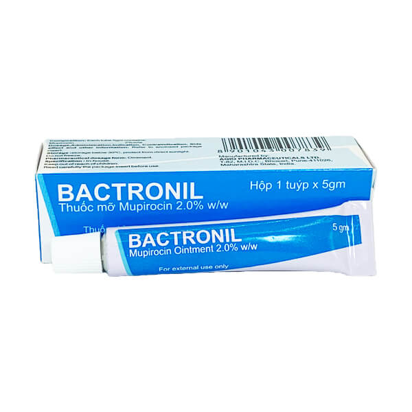 Bactronil Mupirocin 2%  Agio Ấn Độ (Tuýp/5g) 