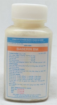 Baberin BM Berberin Hà Nam (Lọ/500v)