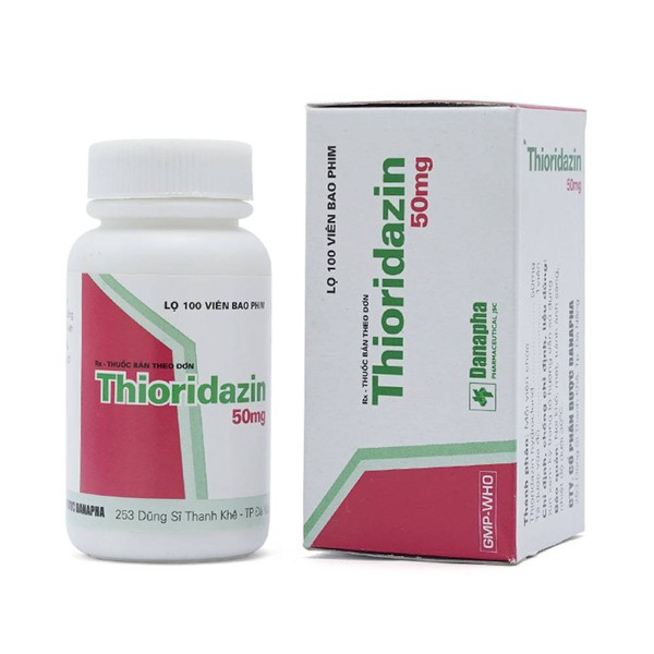 Thioridazin 50mg Đà Nẵng (Lọ/100v)