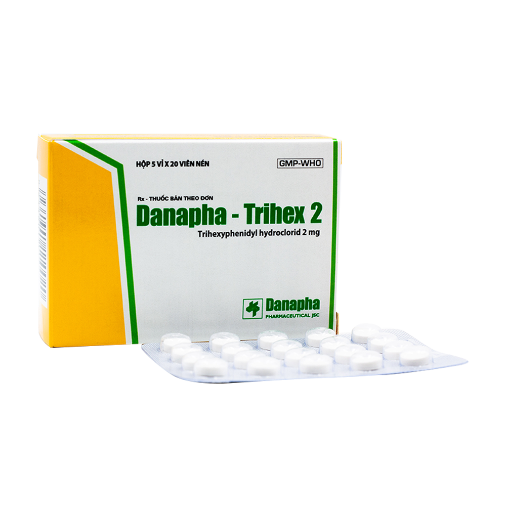 Trihex 2 Trihexyphenidyl 2mg Đà Nẵng (H/100v)