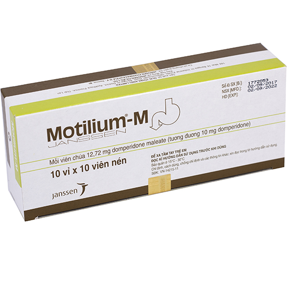 Motilium M 10mg Janssen Thái Lan (H/100v)