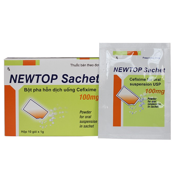 Newtop Sachet Cefixim 100mg Ấn Độ (H/10gói)