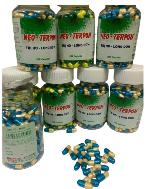 Neo Terpon Trị ho long đờm NIC (Lọ/200v)