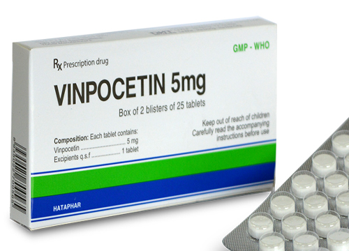 Vinpocetin 5mg Hà Tây (H/50v)