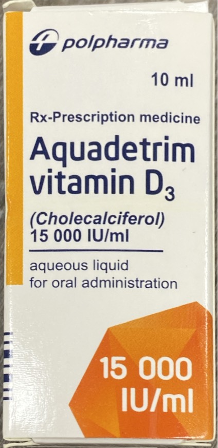 Aquadetrim Vitamin D3 Medana (Lọ/10ml) Date 02/2027
