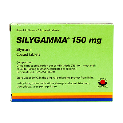 Silygamma 150mg Worwag Pharma Đức (H/100v)