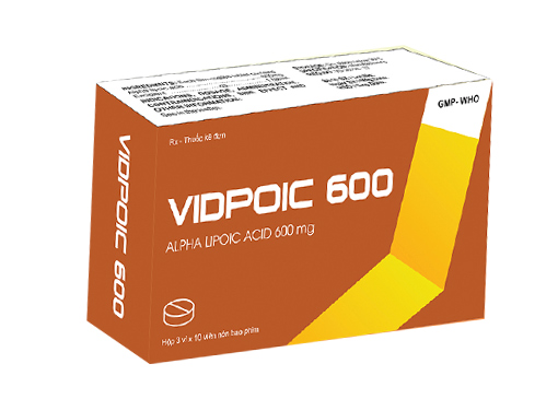 Vidpoic Alpha Lipoic Acid 600mg Gia Nguyễn (H/30v)