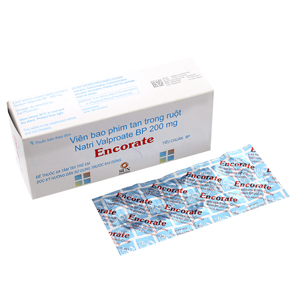 Encorate Valproate 200mg Sunpharma Ấn Độ (H/100v)