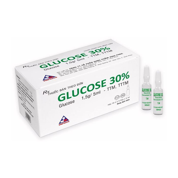 Glucose 30% Vinphaco (H/50o/5ml)
