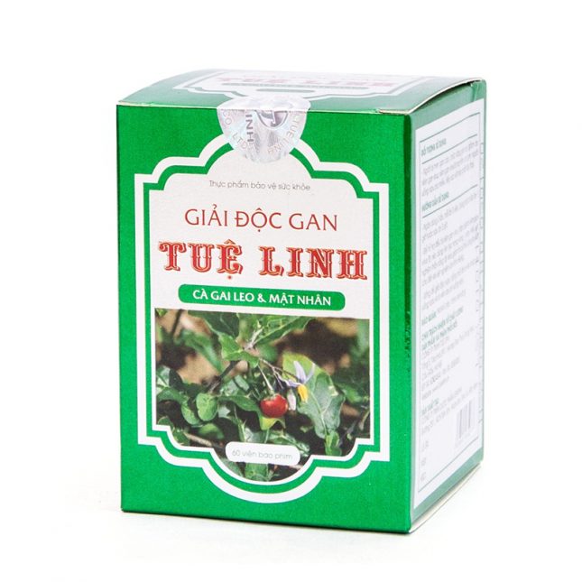 Giải Độc Gan Tuệ Linh (Lọ/60v)