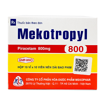 Mekotropyl Piracetam 800mg Mekophar (H/100v)