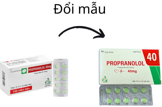 Propranolol 40mg Tv Pharm (H/100v)