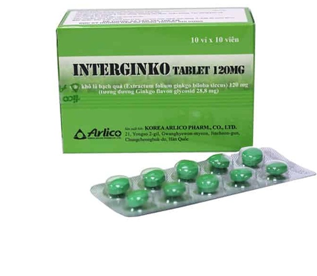 Interginko Tablet 120mg Arlico Hàn Quốc (H/100v)