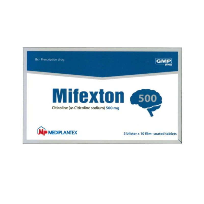 Mifexton Citicoline 500mg Mediplantex (H/30v) date 06/2025