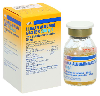 Human Albumin 200g/50ml Baxter (Lọ/50ml)  