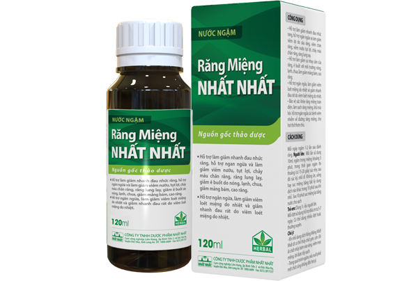 Nước ngậm răng miệng Nhất Nhất (Lọ/120ml)