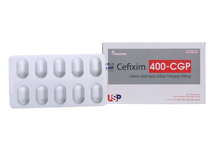 Cefixim 400 CGP USP (H/10v)