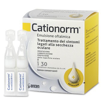 Cationorm nhỏ mắt Santen (H/30o/0.4ml)  