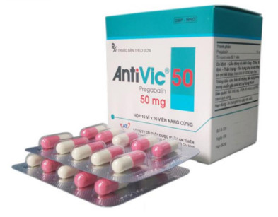 Antivic 50 Pregabalin 50mg An Thiên (H/100v) Date 08/2027