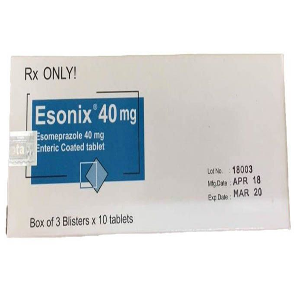 Esonix Esomeprazol 40mg Bangladesh (H/30v)