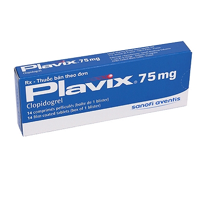  Plavix 75mg Clopidogrel 75mg Sanofi (H/14v)