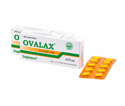 Ovalax Bisacodyl 5mg Traphaco (H/10v) bé