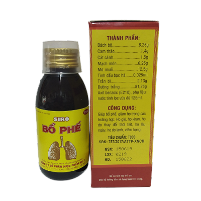 Siro Bổ Phế Đại Y (Lọ/125ml)