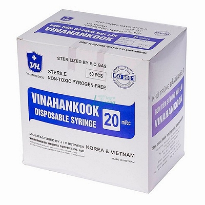 Bơm Tiêm 20ml/cc Vinahankook (H/50c)