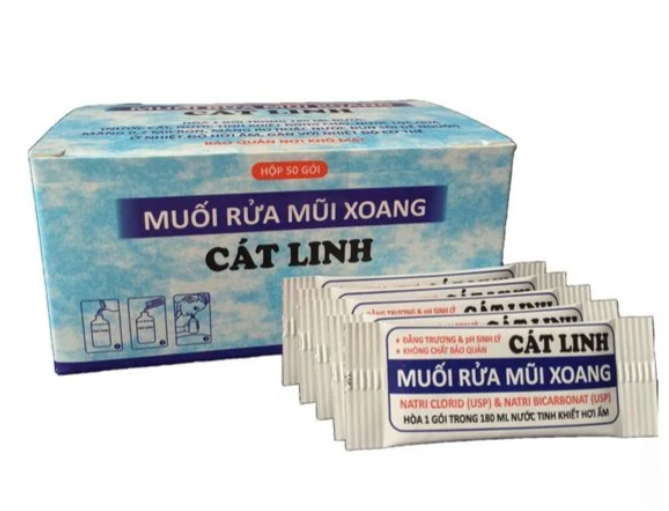Muối Rửa Mũi Xoang Cát Linh (H/50gói)
