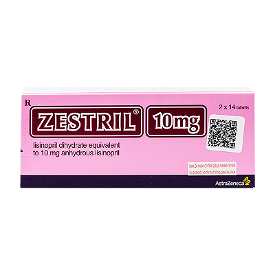  Zestril lisinopril 10mg Astrazenca (H/28v)