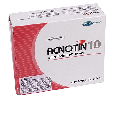 Acnotin isotretinoin 10mg Mega (H/30v) Date 03/2026